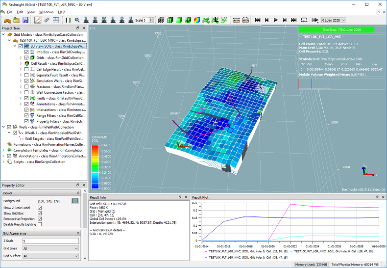 ResInsight User Interface